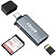 VANJA SD Kartenleser USB C, USB 3.0 Type-C zu Micro SD Karten Adapter, Speicherkartenleser für MicroSD, SDHC, SDXC, Kompatibel mit Laptop, PC, iPhone16/15, MacBook Pro/Air, iPad Pro, Android