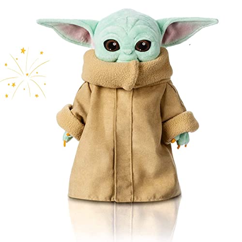 Wpozd Baby Yod Plush Toy,Cute Baby Doll For Child, Suitable For Movie Fans Of All Ages,Best Gift For Kids Birthday And Christmas (12Inch Doll) #TOP2