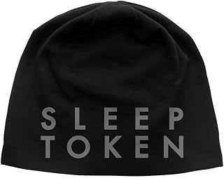 Sleep Token Band Logo Jersey Beanie Hat Black