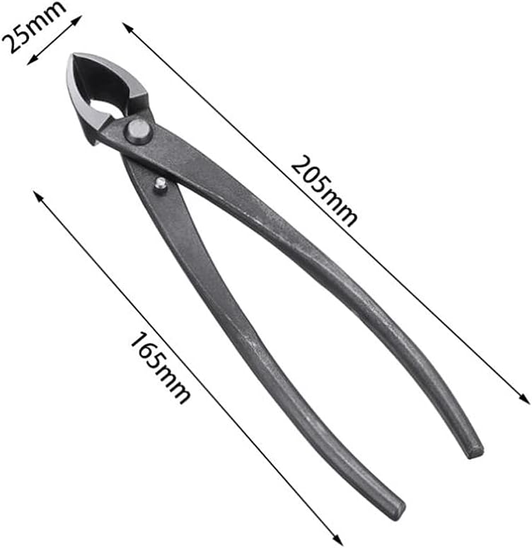 205mm 8 inch Garden Branch Cutter Forged Steel Round Edge Beginner Scissors Cutter Knife Bonsai Tools