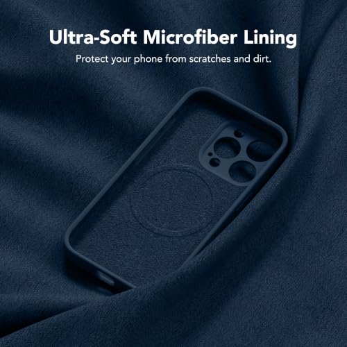 Image of Magnetic for iPhone 16 Pro Max Case Silicone Cobalt Blue