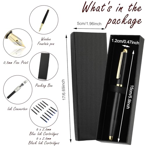 Tiesome 562585_2_PQJLET7J Brass Wooden Fountain Pen Set thumb #2