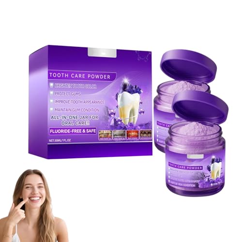 Dormorna Natürlich Zahnreparatur Mineralpuder, Dormorna Zahnpulver, Für Zahnschmelzschutz, Empfindliche Zähne, Zahnstärkung, Frischer Atem und Tägliche Reinigung, 30g (2)