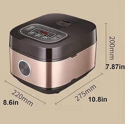 Dimensions of the efkerggjgtgtgjhpwelp Smart Multifunctional Rice Cooker