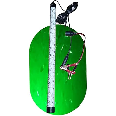 12V 25" MAXX LED Green Underwater Submersible Night Fishing Light 120 WATT -10,000 LUMENS: Crappie shad Squid Shrimp Cover