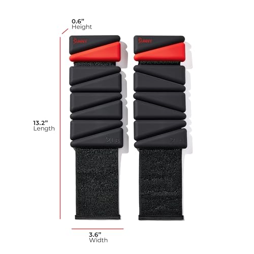 Sunny Health & Fitness Adjustable Silicone 2 LB Pair Wrist & Ankle Weights - image 7