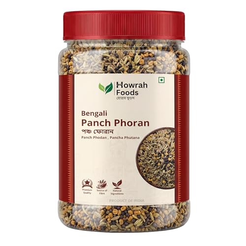 HOWRAH FOODS Bengali Panch Phoran 500g | Panch Phoron 5 Spice Mix Whole Seeds for Bengali Tadka Dal, Sabzi, Shukto & Fish Curry | Aromatic Clean Pure Blend No Preservatives | Authentic Taste of Bengal