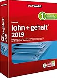 Lexware lohn+gehalt 2019|basis-Version Minibox (Jahreslizenz)|Einfache Lohn- und Gehaltsabrechnungs-Software für Freiberufler, Handwerker und Kleinbetriebe|Kompatibel mit Windows 7 oder aktueller