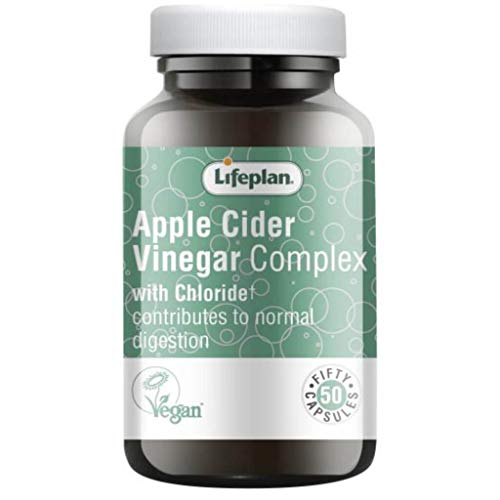 Lifeplan Apple Cider Vinegar Complex Capsules x 50. Award Winning Product. with sea kelp, Dandelion & Burdock.