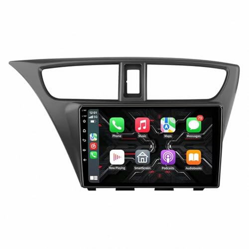Autoradio GPS tactile Honda Civic 2012-2017 avec cartographie HD et écran capacitif