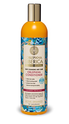 Oblepikha C‑Berrica Conditioner for Normal & Oily Hair 400 ml. With Sea Buckthorn Oil, Arctic Raspberry and Organic Mint - Image 2