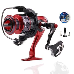 【2020年最新版】HAKAWAFLYスピニングリール 海釣り PE/X8糸付き 9BB+1RB 軽量 遠投 渓流 淡水 海水対応 汎用 ショアジギング バス釣り 最大ドラグ力20kg フィネスリール 折畳ハンドル 2500 3000 4000 5000 6000