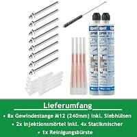 Schwerlast-Befestigung M12x240-mm-Gewindestangen (8X Befestigungspunkte) – Ansicht 8