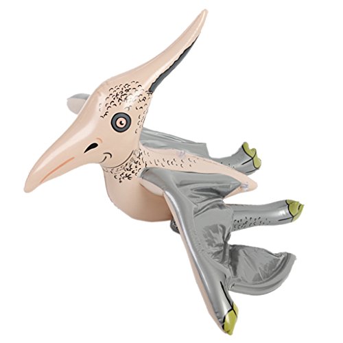 B Blesiya Le Jouet Gonflable De Plage De Piscine De Dinosaure De Dinosaure Favorise des Décorations De Partie - Abricot et Gris