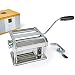Produktbild ALL EAZY HOME & KITCHEN Nudelmaschine manuell aus Edelstahl  Pasta Maker 3-in-1 für Nudeln und Teigplatten  Einfache Reinigung