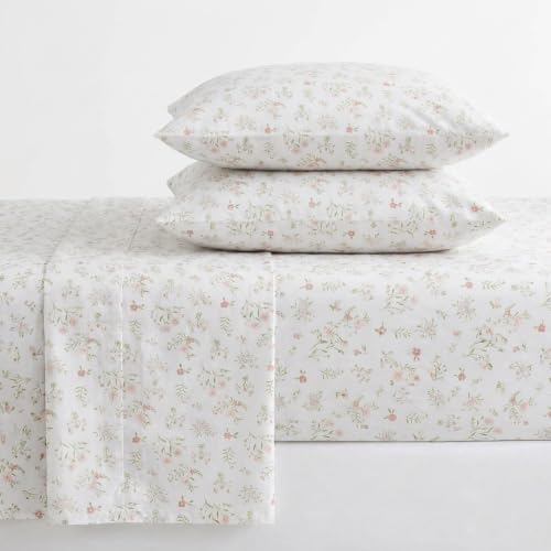 Martha Stewart - Twin Size Sheet Set with Fitted Sheet & Pillowcase by Martha Stewart - Used condition - US$25.07
