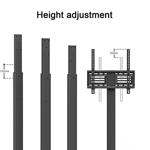 Soporte móvil para TV 37-70 pulg con ruedas ajustables miniatura 5