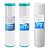 H&G Lifestyles 4.5" x 20" 3 Stage Iron Water Filter Whole House with Iron & Manganese, GAC KDF, PP Cutton Cartridges,Replacement for Any 20" Water Filter
