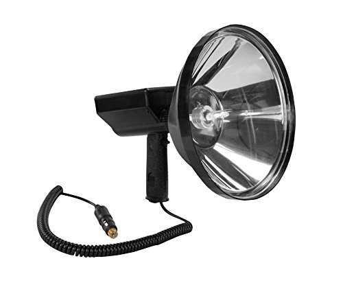 45 Million Candlepower Handheld Spotlight - 10" Lens - 80 Watt HID - 7200 Lumens - Spot/Flood(-16' Batt Clamps)