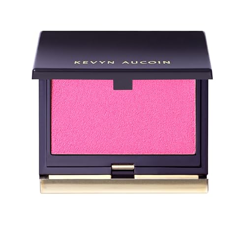 Kevyn Aucoin Sensual Skin Blush – Revealed (hot pink: fuchsia/cool): Cream-to-powder formula. Soft, airbrushed finish. Helps blur appearance of texture, pores & fine lines. Easy use. Made in Italy