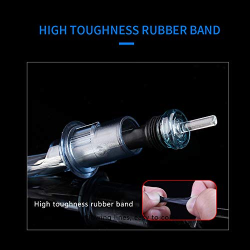 Yilong Disposable Cartridge Tattoo Needles #10 Bugpin Long Taper 20Pcs (5Rl) #TOP7