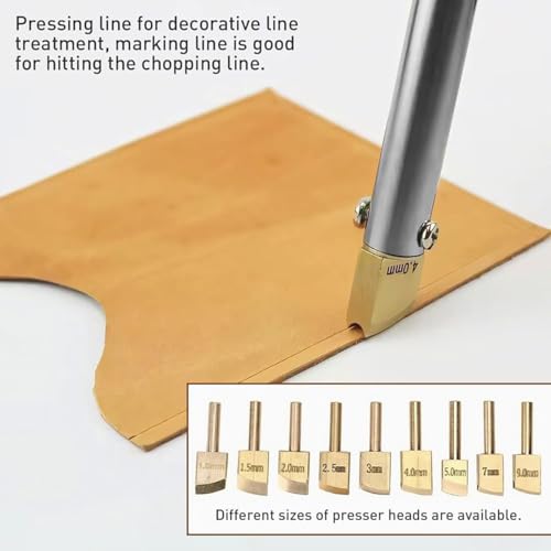 Rainureuse cuir électrique pour façonner vos ceintures et portefeuilles