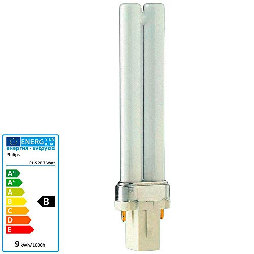 Preisvergleich Produktbild PHILIPS MASTER PL-S 7W / 840 2Pin G23 - Kompaktleuchtstofflampe - Neutralweiß
