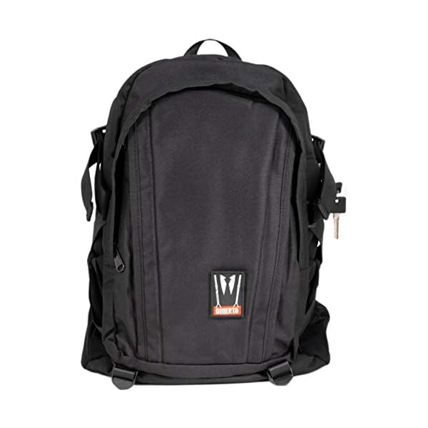 Dime-Bags-The-Transporter-Backpack-Water-Resistant-Polyester-Exterior-Built-in-Lock-Lightly-Padded-Commuter-Backpack-Cotton-Interior-Padded-Shoulder-Straps-Black Dime Bags - The Transporter Backpack - Water-Resistant Polyester Exterior, Built-in Lock, Lightly Padded, Commuter Backpack, Cotton Interior, Padded Shoulder Straps (Black)