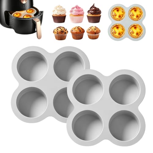PNKORIN Egg Bites Mold 4-Cup Grey