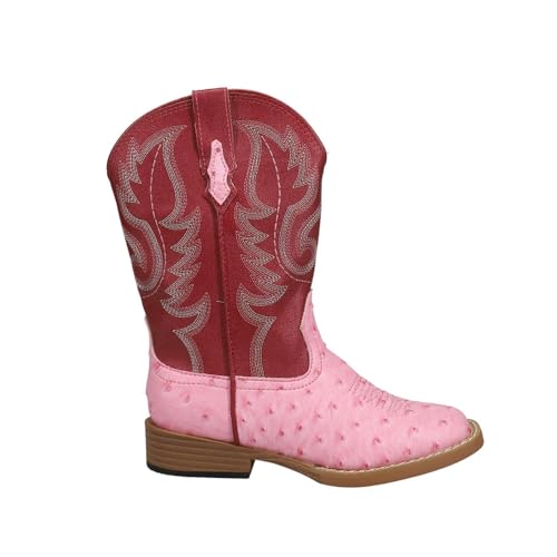 ROPER Infant Boys Cowbaby Bumps Round Toe Casual Boots Mid Calf - Brown