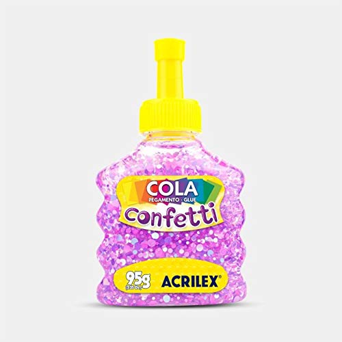 Cola Confetti, Carnaval, 95 g, Acrilex, 2495/236