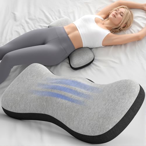 Lumbar Support Pillow for Bed, Car, Couch, Memory Foam