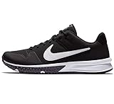 Nike Alpha Huarache Varsity TF Men's Cross Training Turf Baseball Shoes, Black/White, 9