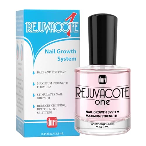duri Rejuvacote 1 Original Maximum Strength Nail Growth System Base, Top Coat - Nails Hardening,...