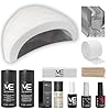 MesaudaME kit Semipermanente Unghie Gel Polish + Fornetto Led 48W - Kit Smalto Semipermanente Unghie New Formula Senza TPO + OMAGGIO ALTÉAX Olio Cuticole Mandorle + Accessori ed Istruzioni
