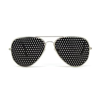 NATURALIGHT Lunettes à sténopé Bauxite - Méthode de Bates - Gymnastique Oculaire pour Entraîner la Vue