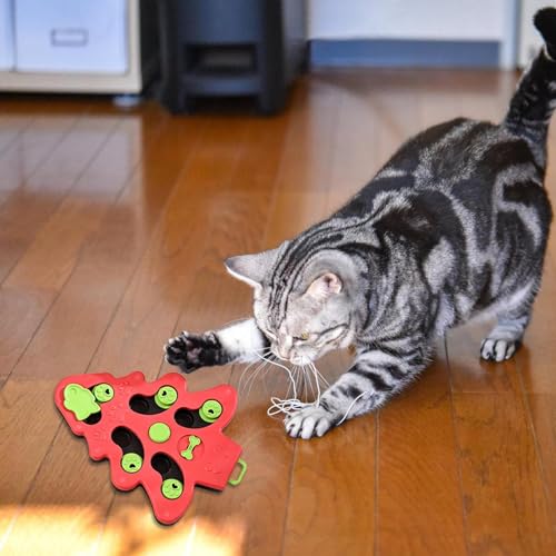 Gamelle de nourriture lente pour chat interactive et ludique - 3