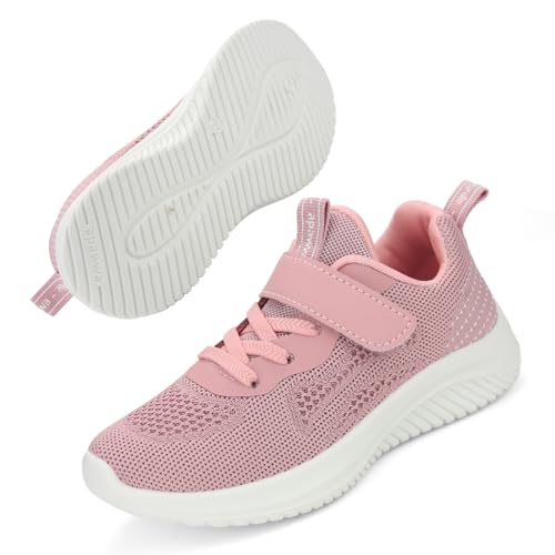 Apawwa Unisex Kinder Schuhe - Jungen Mädchen Sneakers Kinderschuhe für Jungen und Mädchen Kinder Sportschuhe Z396 Color Pink Size 28