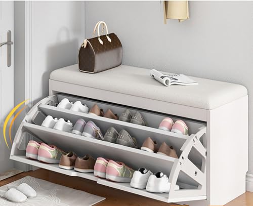 Banc de rangement à chaussures moderne pour gagner de l'espace