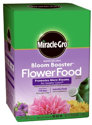 ScottsFertilizante Miracle Gro 1360011soluble en agua Potenciador de floración, 105210Fórmula, 1-LB., 12
