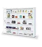 Inter Link Vitrina colección para Figuras Vitrina de Pared Blanca 80x60cm