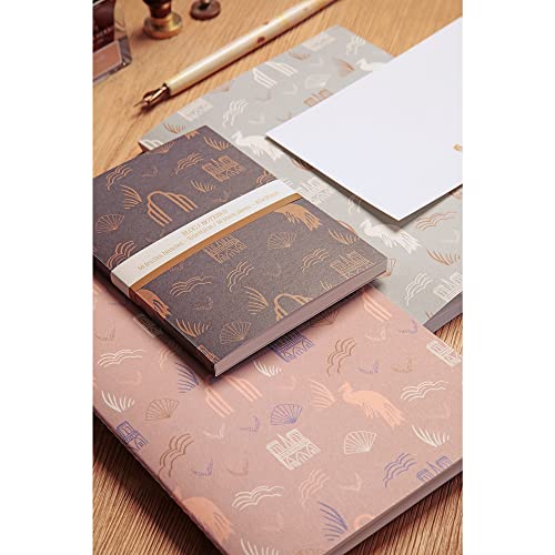 Lalo 75605L, A sewn notebook special 100 years 48 pages 10.5x14.8 cm 90g, card cover, Pink Premium French Paper - Image 3