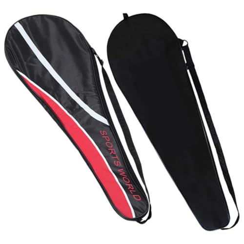 Bolsa de bádminton ULTECHNOVO con cremallera suave y tela Oxford para proteger tus dos raquetas