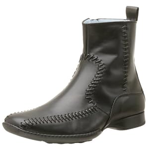 STEVEN by Steve Madden STEVEN by Steve Madden Men's Albertos Dress Boot, Schwarz, 40 EU