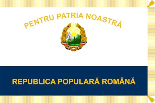 Drapeau Romania Naval Force 1950 pavillon militaire XL avers collection