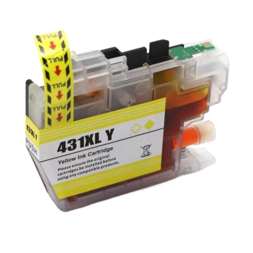 Cartouche encre LC431XL jaune compatible Brother DCP-J1140DW MFC-J1010DW