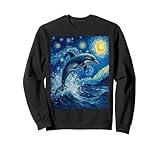Dolphin Van Gogh's Starry Night Wildlife Art