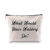 BLUPARK Blair Waldorf Gift for Fans What Would Blair Waldorf Do Cosmetic Bag Best Friend Gift (What...