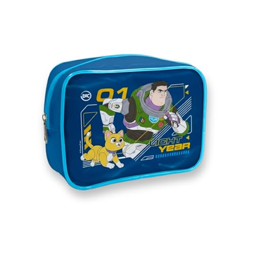 Estojo Escolar Retangular - Azul - Grande