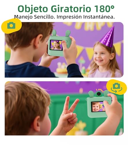 Miniatura 5 de Orgsta Camara De Fotos Infantil Instantaneas Máquina Fotográfica Instanea